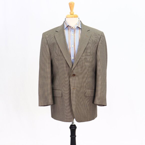 Richard Bennett 42R Brown 2-Button HT Wool Sport Coat Blazer Jacket P041 - Picture 1 of 11